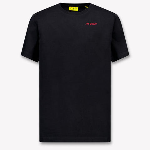 Off-White Niño Chicos Camiseta en Negro