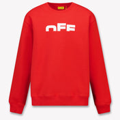 Off-White Kinder Jongens Trui In Rood