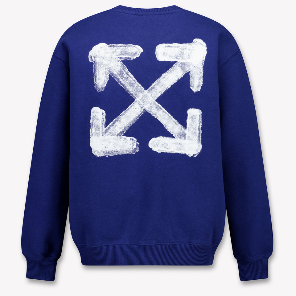 Off-White Ragazzo Ragazzi Maglione in Blu