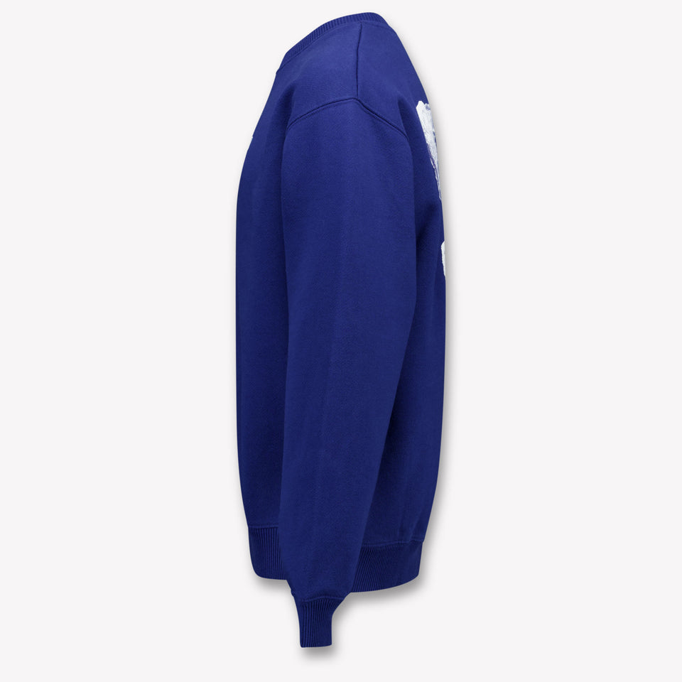 Off-White Ragazzo Ragazzi Maglione in Blu