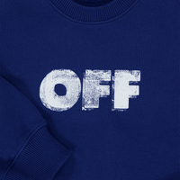 Off-White Kinder Jongens Trui In Blauw