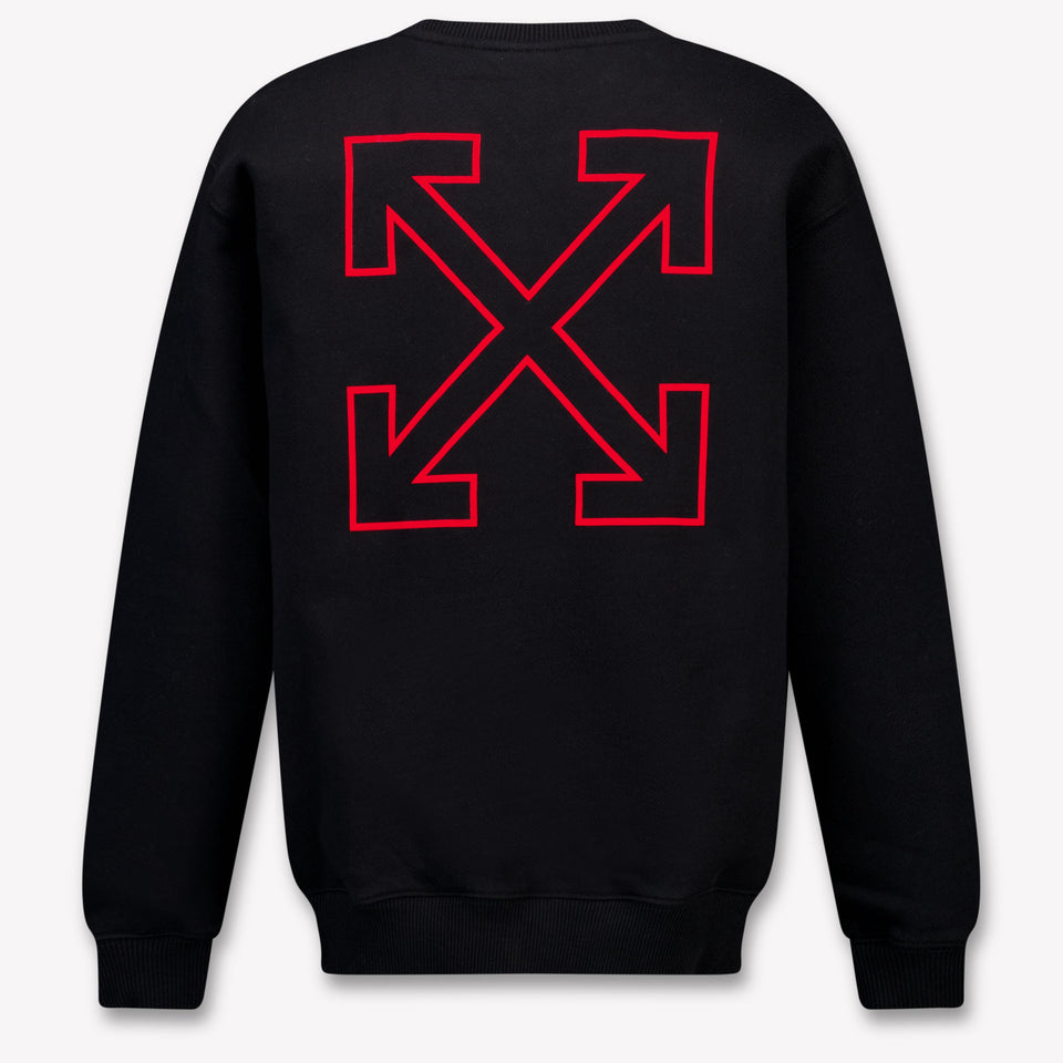 Off-White Kinder Jungen Pullover Schwarz