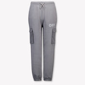 Off-White Kids Boys  Pants Dark Gray
