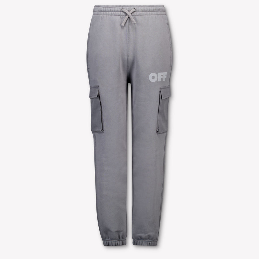 Off-White Kinder Jungen Hose Dunkelgrau