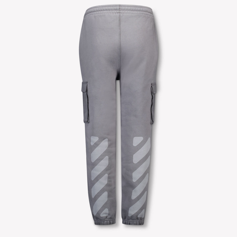 Off-White Kinder Jungen Hose Dunkelgrau