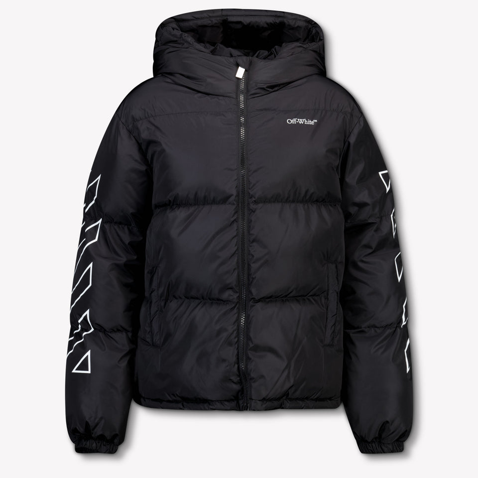 Off-White Niño Chicos Chaqueta de invierno Negro