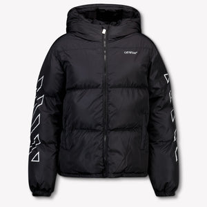 Off-White Enfant Garçons Veste d'hiver Noir