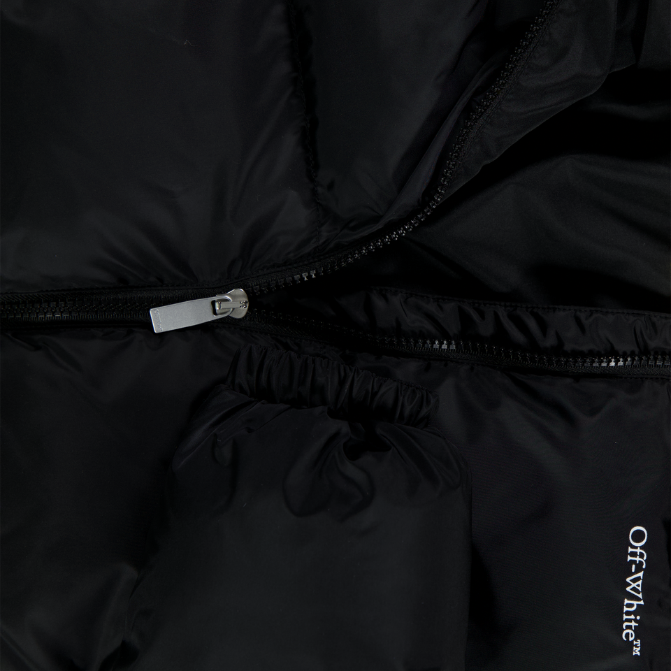 Off-White Niño Chicos Chaqueta de invierno Negro