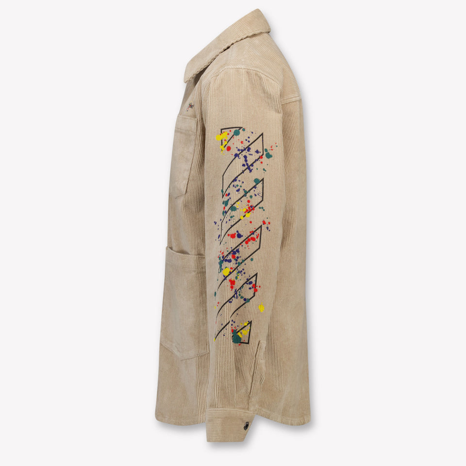 Off-White Enfant Garçons Gilet Beige