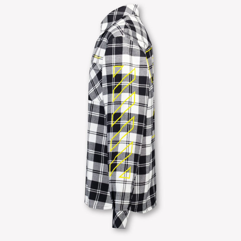 Off-White Enfant Garçons Chemisier Noir