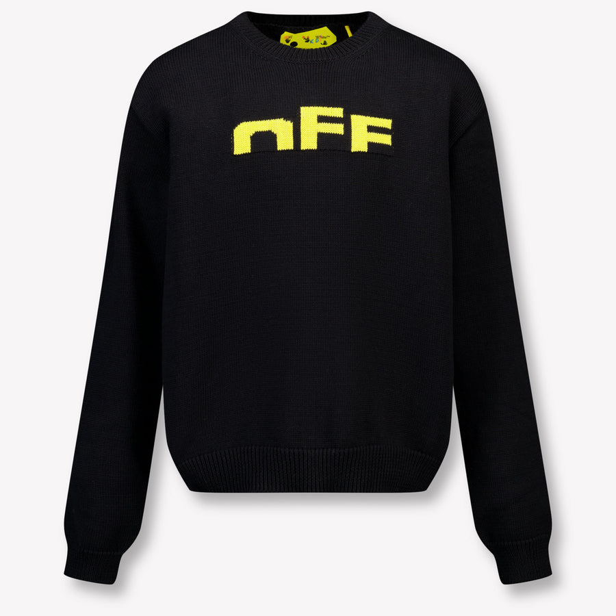 Off-White Kinder Jongens Trui In Zwart
