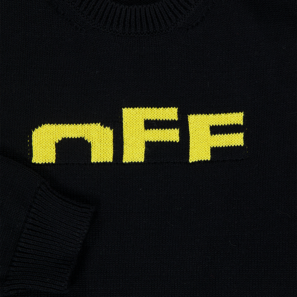 Off-White Kids Boys Sweater  Black