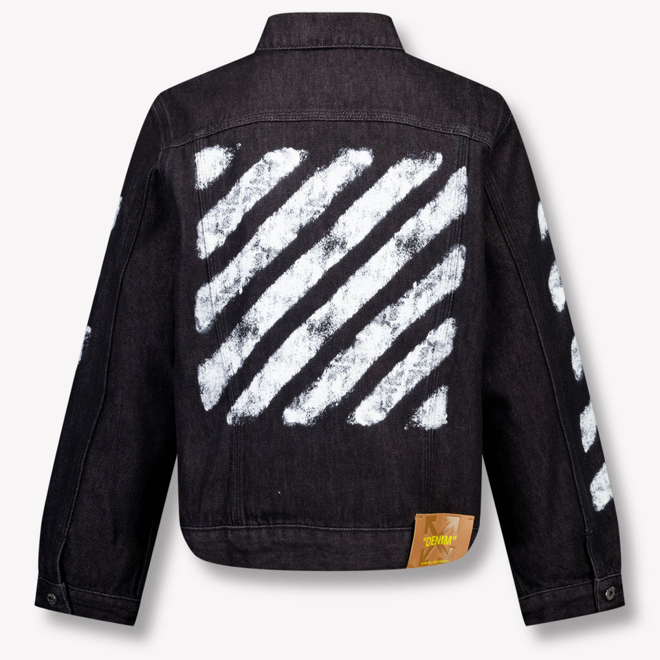 Off-White Kinder Jungen Jeans Schwarz