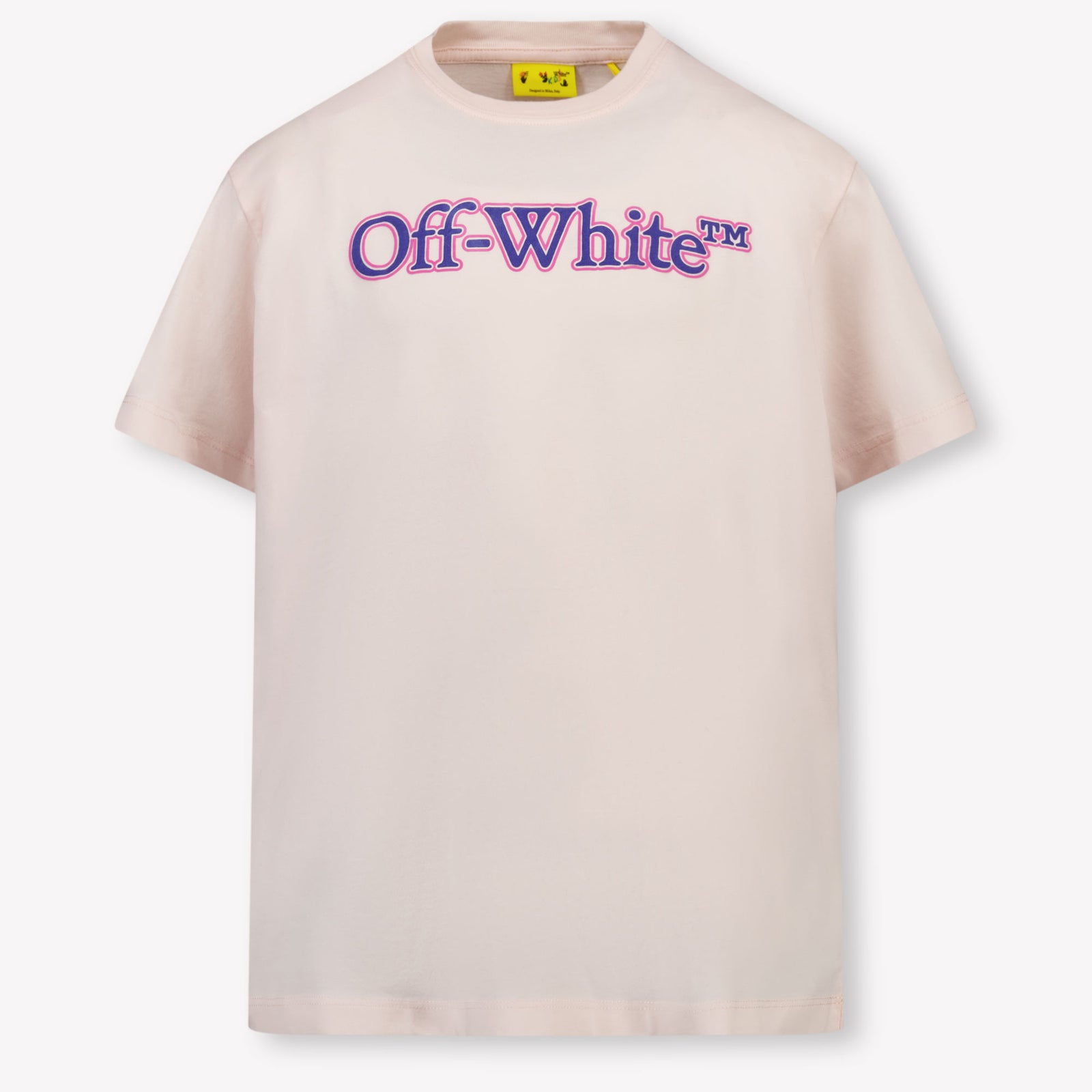 Off-White Kinder Mädchen T-Shirt Hellrosa