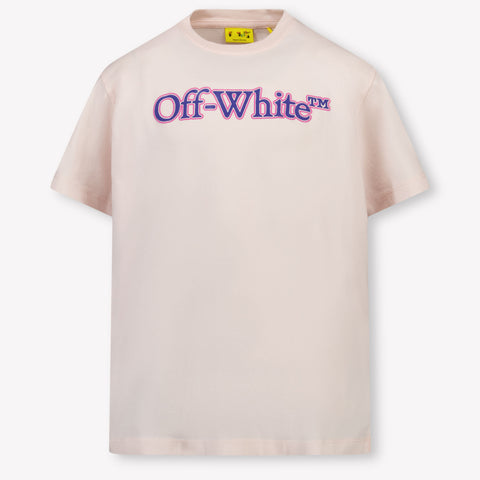 Off-White Kids Girls  T-Shirt Light Pink