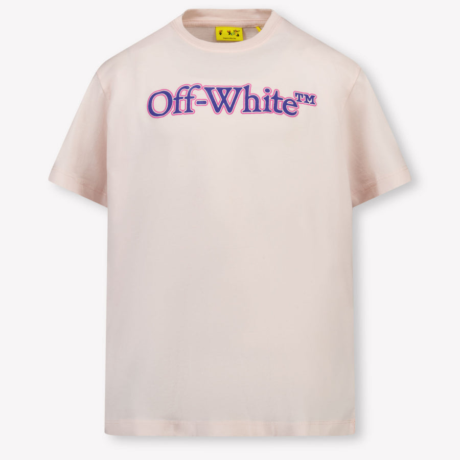 Off-White Enfant Filles T-shirt Rose Léger