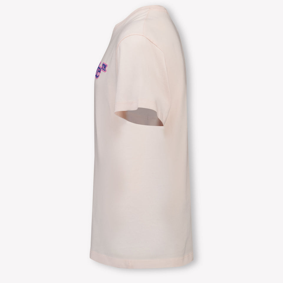Off-White Niño Chicas Camiseta en Rosa claro