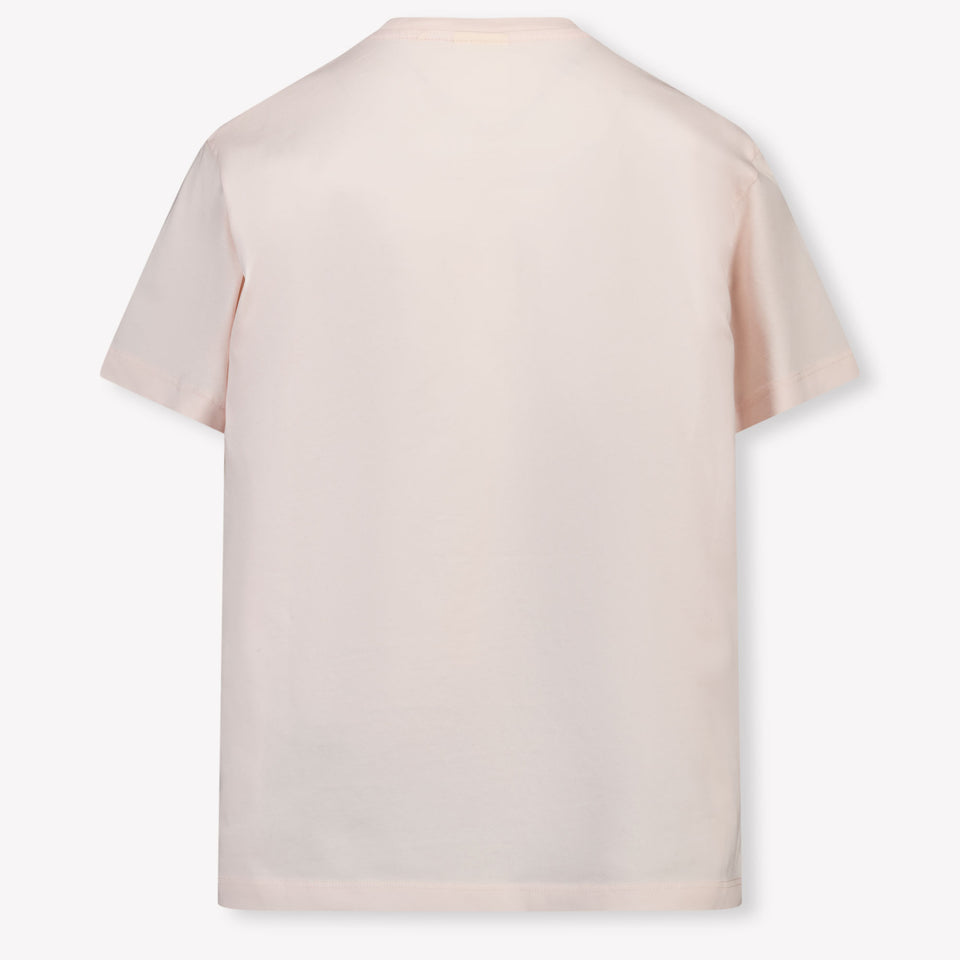 Off-White Niño Chicas Camiseta en Rosa claro