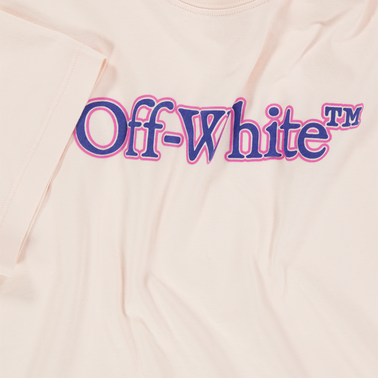 Off-White Enfant Filles T-shirt Rose Léger