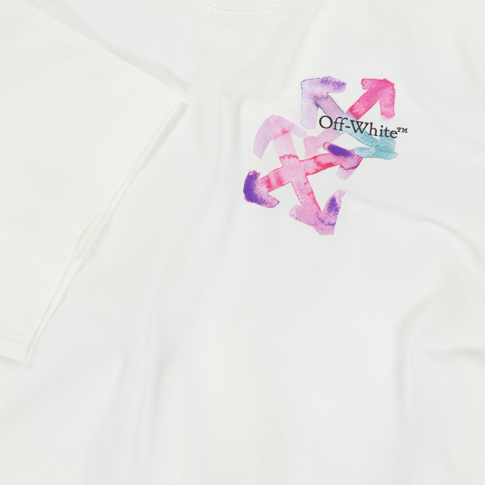 Off-White Ragazzo Ragazze Maglietta dentro Bianco