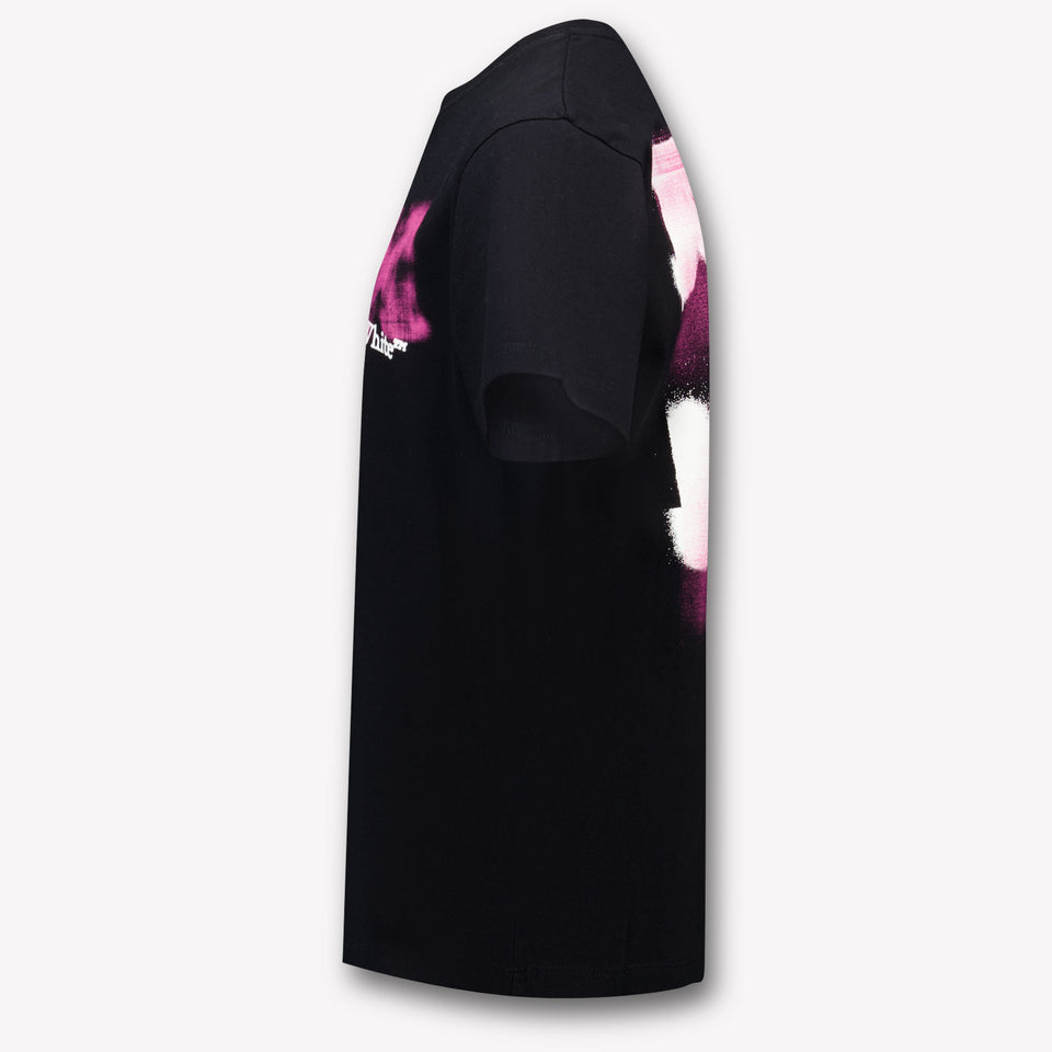 Off-White Ragazzo Ragazze Maglietta dentro Nero