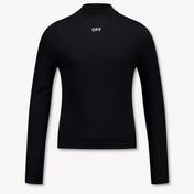 Off-White Ragazzo Ragazze Maglietta dentro Nero