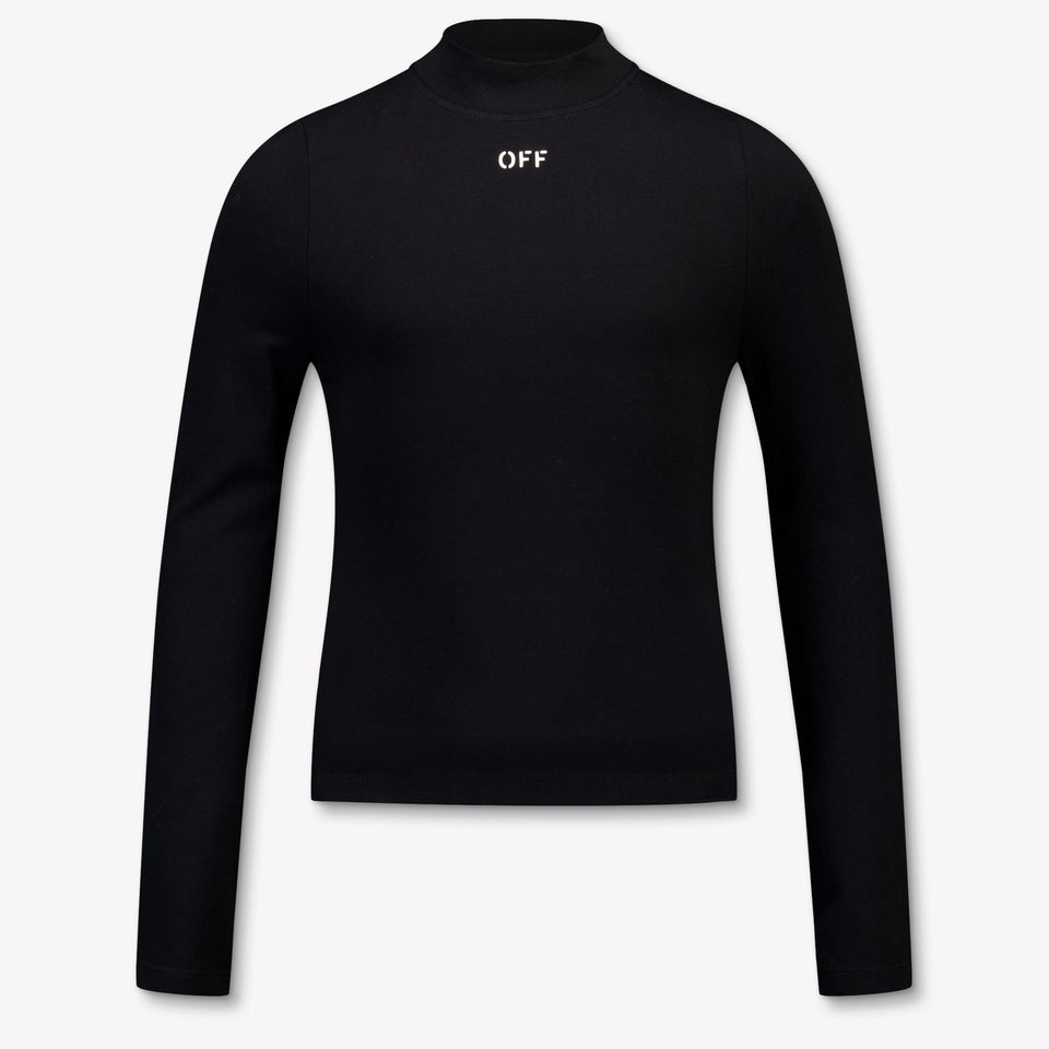 Off-White Ragazzo Ragazze Maglietta dentro Nero