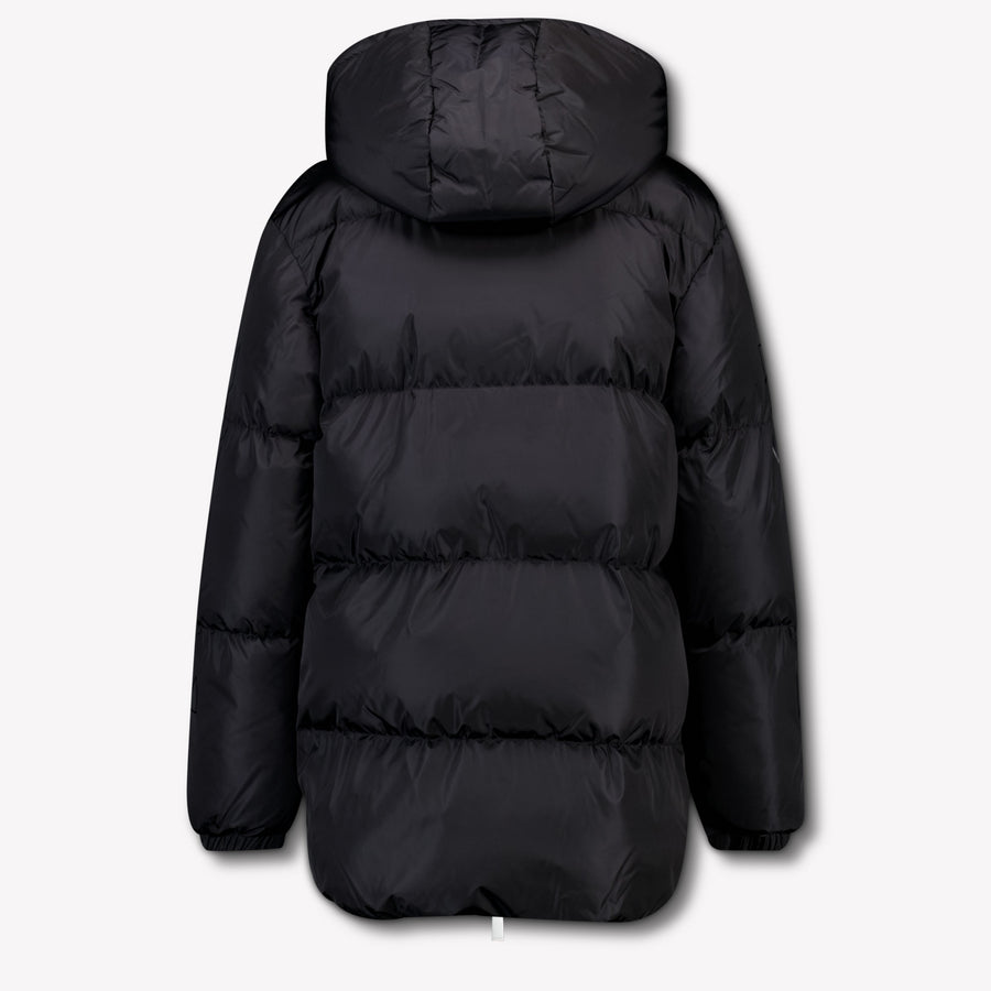 Off-White Kinder Mädchen Winterjacke Schwarz