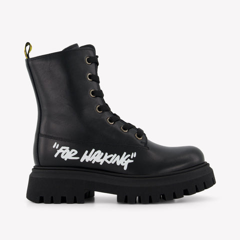 Off-White Chicas Botas en Negro