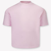 Palm Angels Kinder Meisjes T-Shirt In Licht Roze