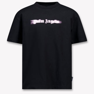Palm Angels Kinder Meisjes T-Shirt In Zwart
