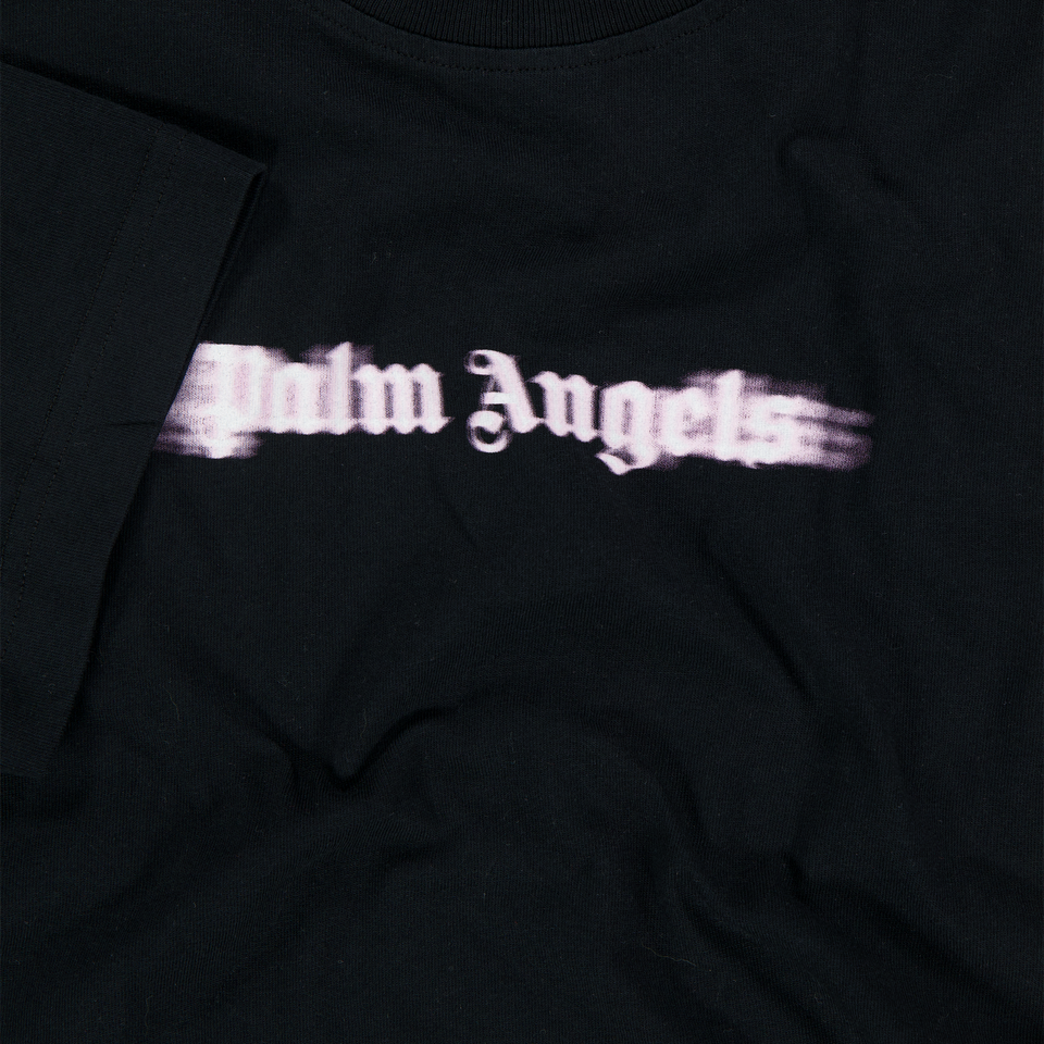 Palm Angels Enfant Filles T-shirt Noir
