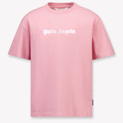 Palm Angels Kinder Meisjes T-Shirt In Oud Roze