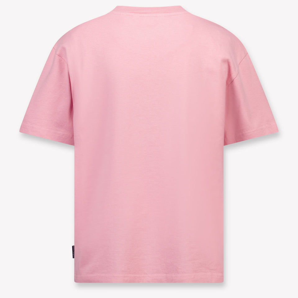 Palm Angels Kinder Meisjes T-Shirt In Oud Roze
