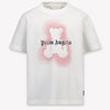 Palm Angels Kinder Mädchen T-Shirt Grauweiß
