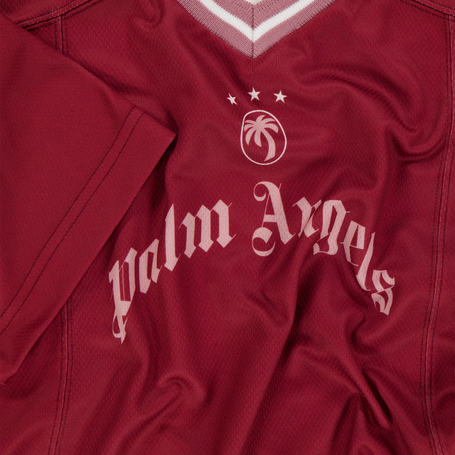 Palm Angels Kinder Mädchen T-Shirt Bordeaux
