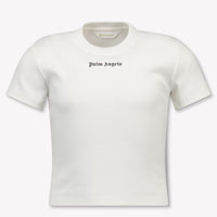 Palm Angels Enfant Filles T-shirt en blanc
