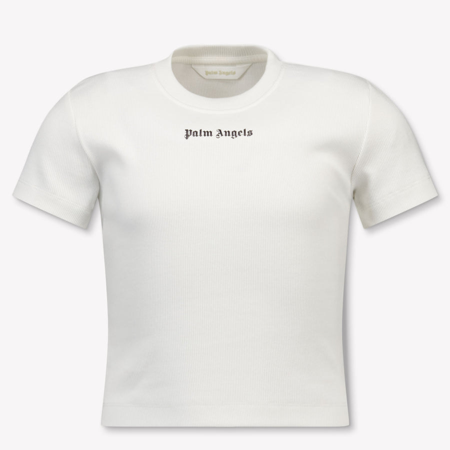 Palm Angels Enfant Filles T-shirt en blanc