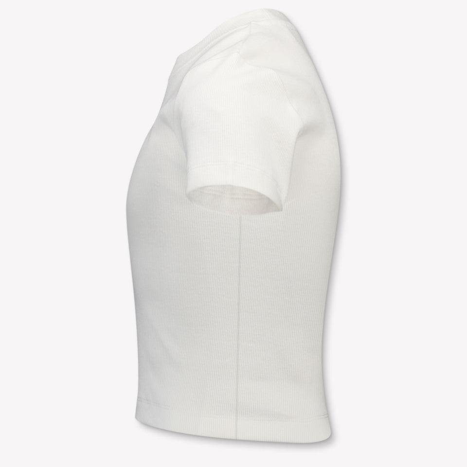 Palm Angels Kinder Mädchen T-Shirt Grauweiß