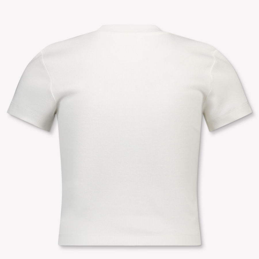 Palm Angels Enfant Filles T-shirt en blanc