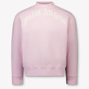 Palm Angels Ragazzo Ragazze Maglione in Rosa Chiaro