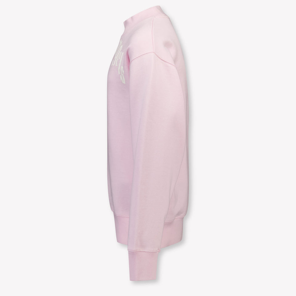 Palm Angels Ragazzo Ragazze Maglione in Rosa Chiaro