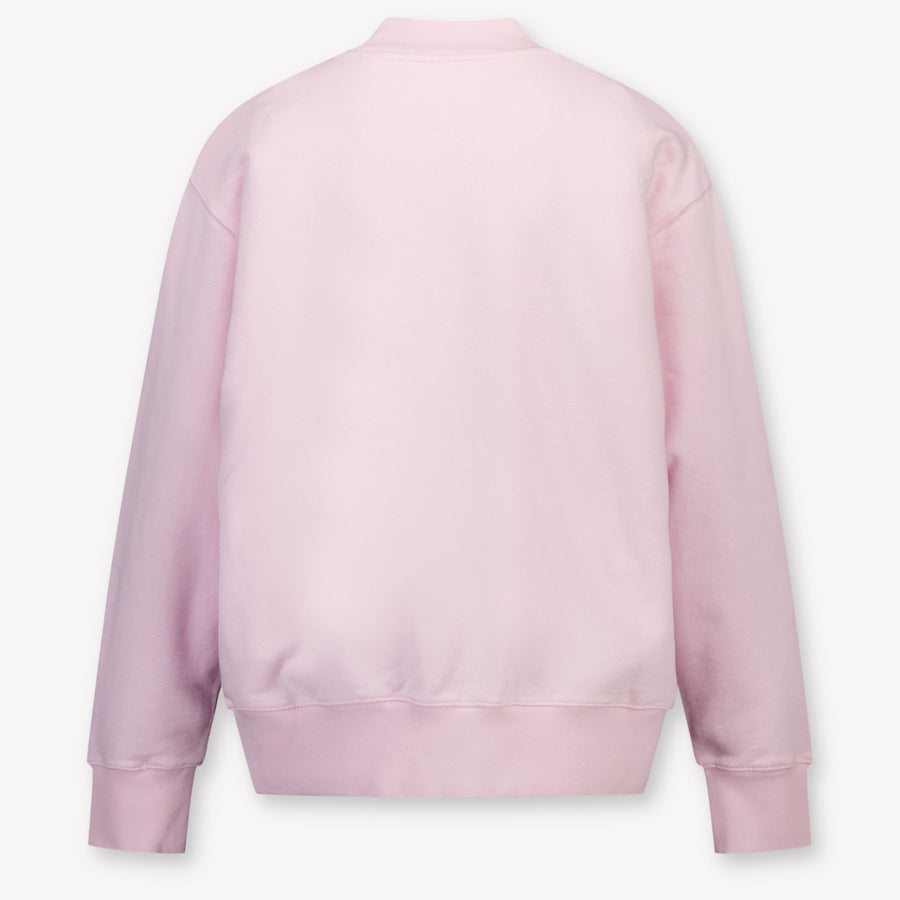 Palm Angels Enfant Filles Pull Rose Léger