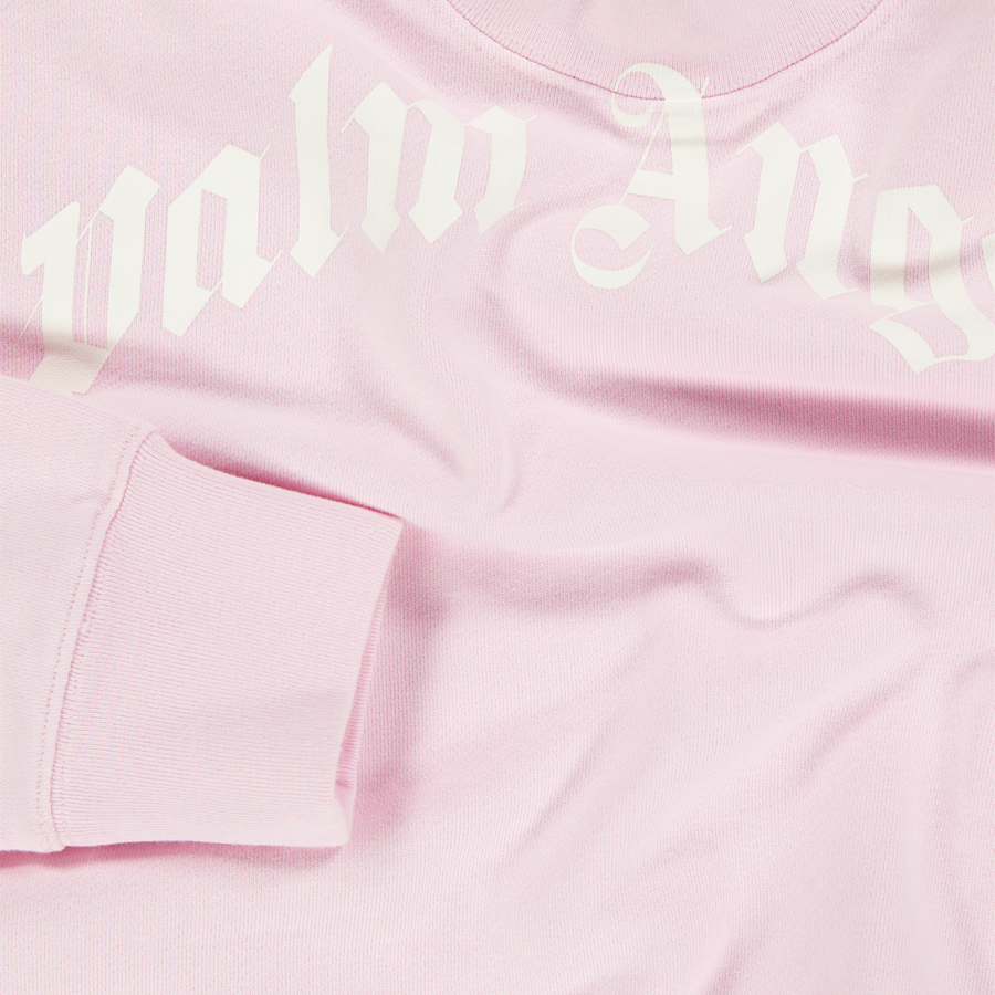 Palm Angels Enfant Filles Pull Rose Léger