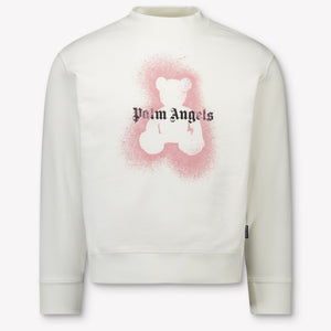 Palm Angels Enfant Filles Pull dans le blanc off