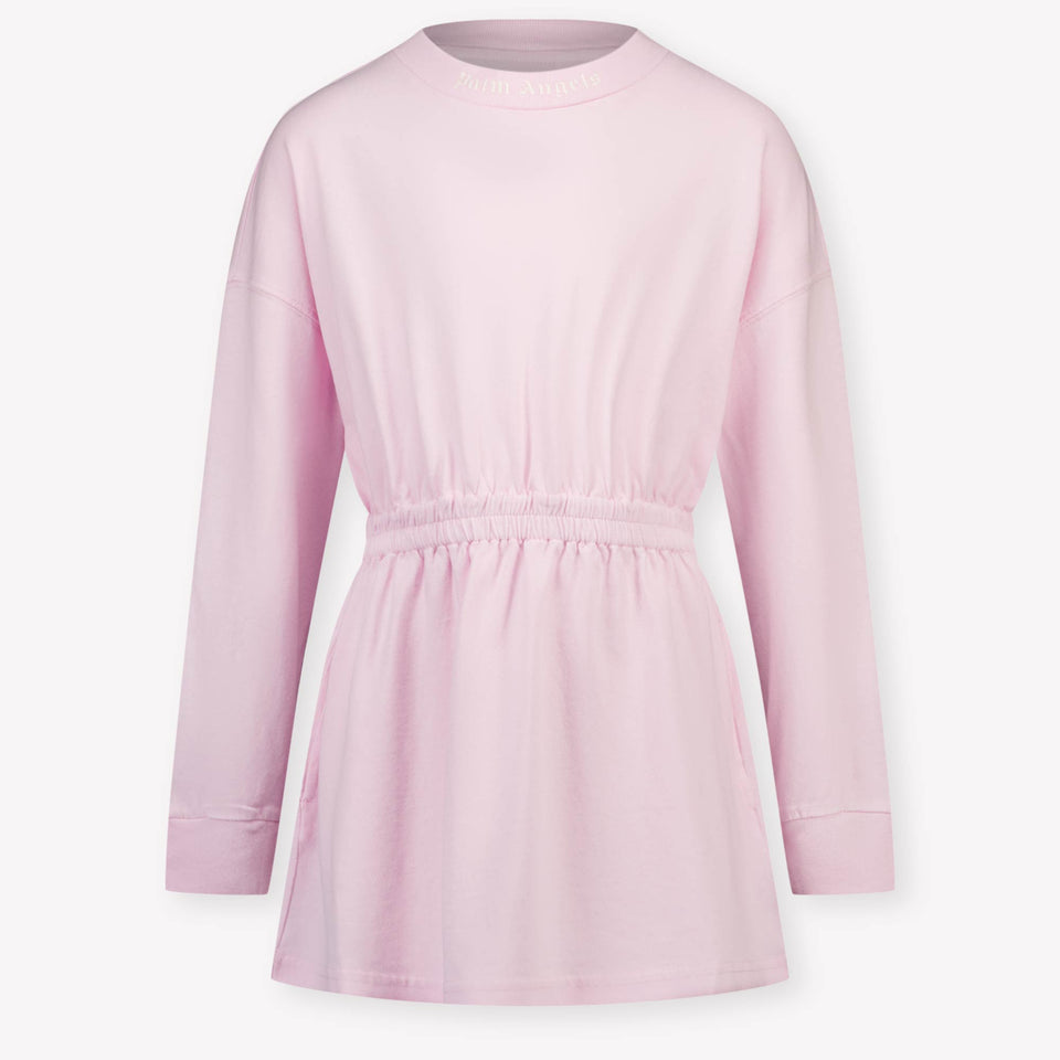 Palm Angels Enfant Filles Robe Rose Léger