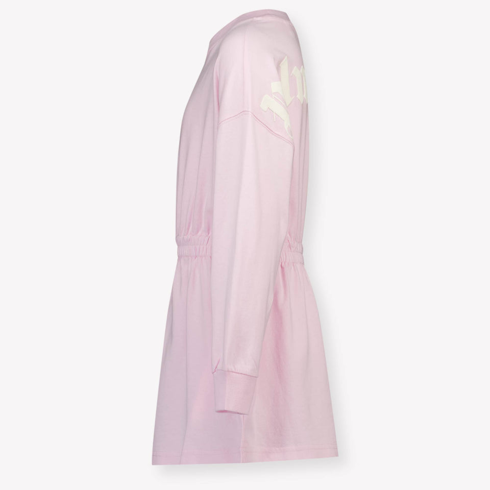 Palm Angels Enfant Filles Robe Rose Léger