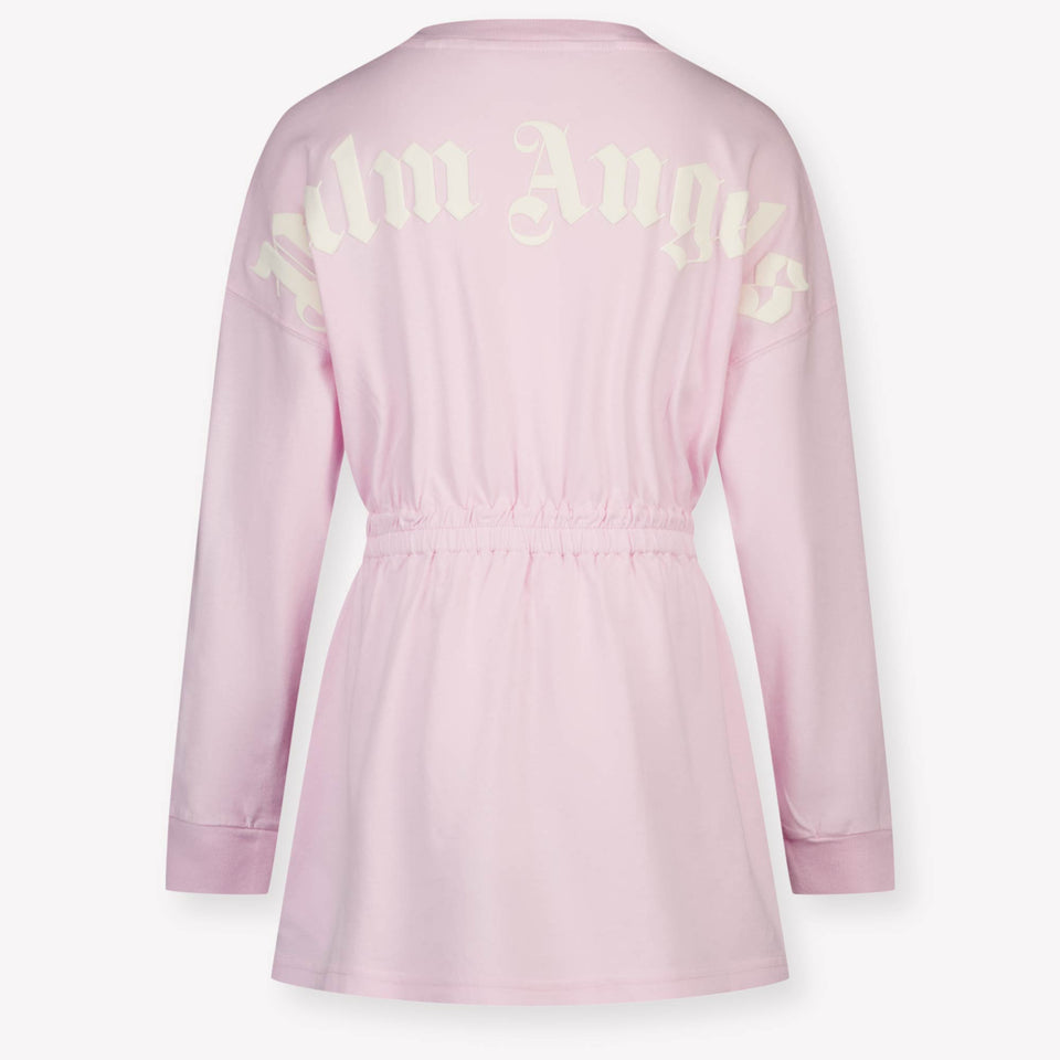Palm Angels Enfant Filles Robe Rose Léger
