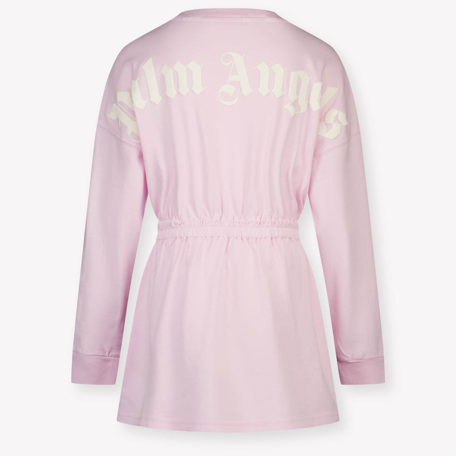 Palm Angels Enfant Filles Robe Rose Léger