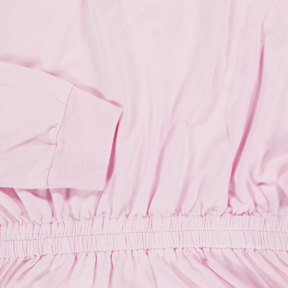 Palm Angels Enfant Filles Robe Rose Léger